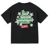 STAR SPRAY LOGO TEE 105252011007 BLACK M X-girl S/S