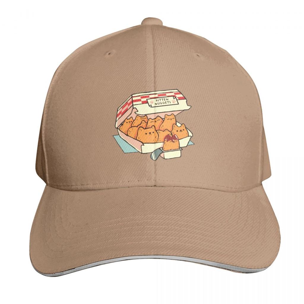Kitten Nuggets Fast Food Cat by Tobe Fonseca Baseball Cap Unisex Women Casual Summer Sport Sun Cap