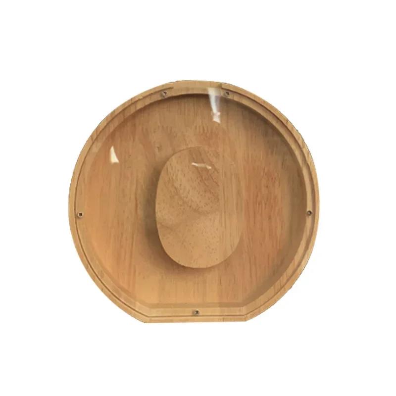 Домашнее украшение 26 букв деревянная копилка с персонализированной прозрачной стеклянной копилкой для детей Подарок детям