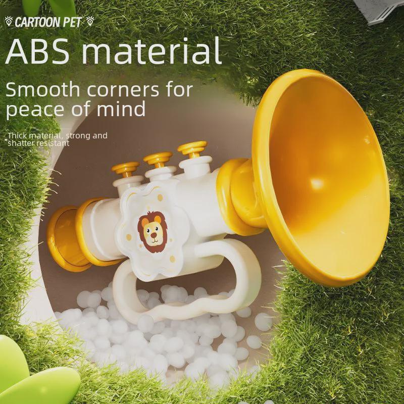 Мультяшная детская труба-свисток со шнурком - музыкальный инструмент для детей