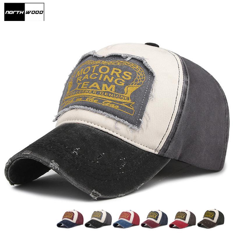 Northwood Summer Mens Baseball Cap Women Motos Snapback Hat Hip Hip Dad Hat Cotton Trucker Cap