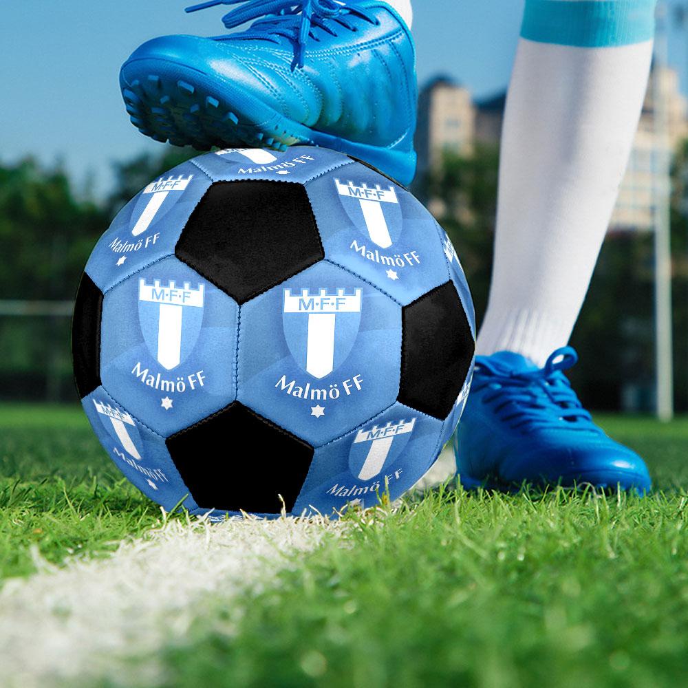 1pc Malmo FF Soccer Ball Size 5 Indoor Soccer Ball Fashion Colorful Backyard Game - Great For Sports Fans Gift HE72