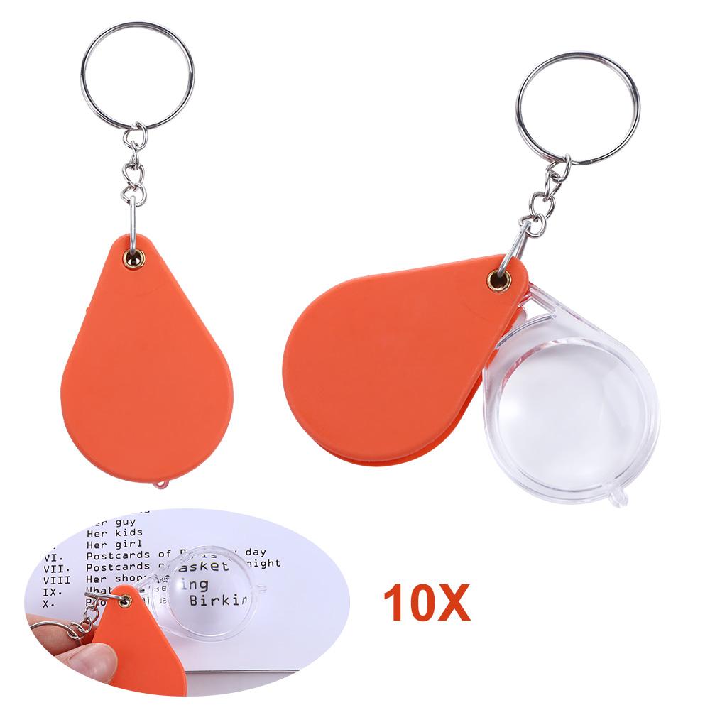 With Magnifying Tools Loupe Microscope Magnifier with Key Chain Magnifying Glass Folding Magnifier