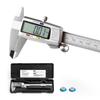 SCITOOLS 150mm Stainless Steel Digital Caliper with Metal High Accuracy Storage Case Caliper for and Step LCD Easy To Spare Batteries Japanese