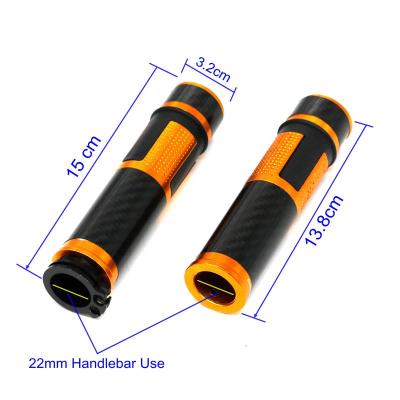 LMoDri Мотоциклетные ручки 7/8 "22 мм из алюминиевого сплава с ЧПУ Ручка для руля Универсальная модификация