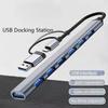 USB 3.0 Hub  7 in 1 Multi-port Type C Hub 7 Port Usb 3.0 Usb2.0 Adpater for Macbook Laptop Tablet & PC