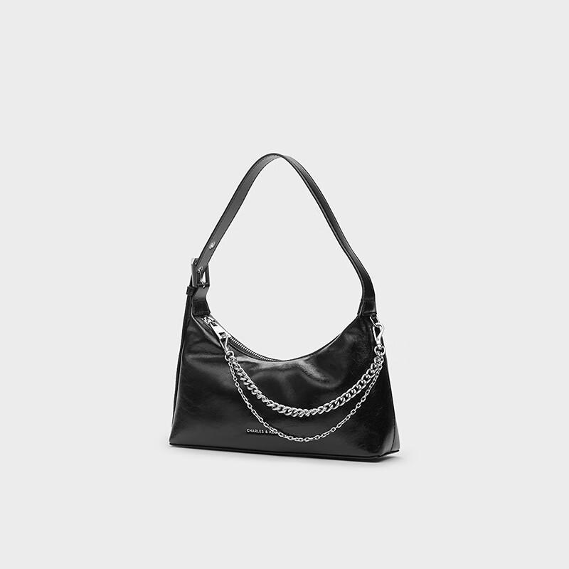 Плечевая сумка CHARLES&KEITH с молнией и складками