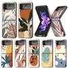 Абстрактный Женский Лицо Линия Чехол Для Телефона Для Samsung Galaxy Z Flip7 Flip6 5G Flip5 Flip4 Flip3 ZFlip 7 6 3 4 5 Ударопрочная Задняя Крышка