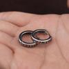 Fashion Norwegian Viking Rune Hoop Earrings for Men Woman Stainless Steel Unisex Nordic Huggie Hoop Earring Retro Charm Jewelry