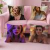 Наволочка Для дивана C-Chloe Moretz G-Grace Автомобиля Офиса Кафе Актера Мягкая и Удобная Двусторонняя Печать Наволочка