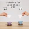 Collapsible Coffee Filter Portable Silicone Coffee Dripp Cup Reusable Coffee Dripper Accessories for V60/Cake Cup Filter Paper