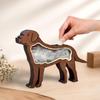 Wooden Dog Hair Storage Box Pet Hair Keepsake Box Pet Hair Collector Container Table Sign Decoration Pet Owner Memorial Gift