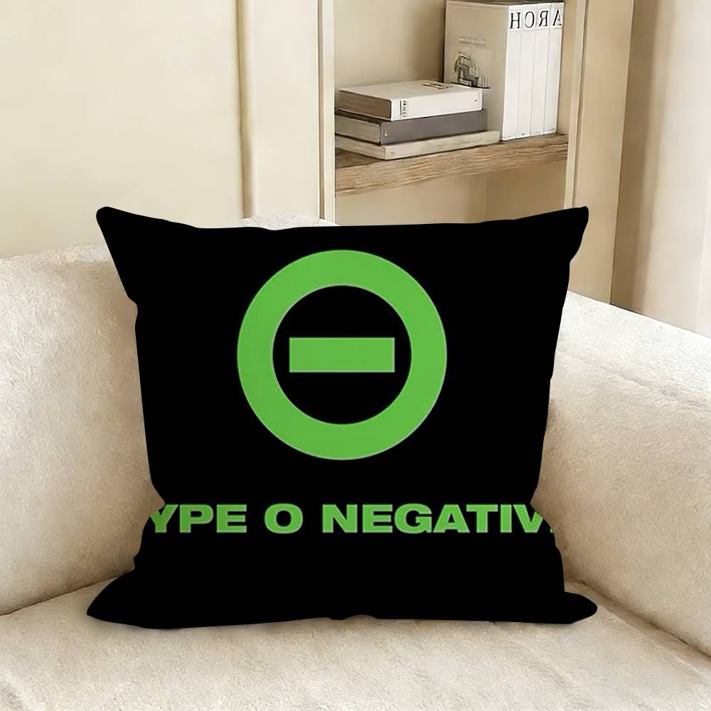 T-Type O N-Negative Pillow Cover Sofa Cushion Cover Home Room Decoration Children Gift