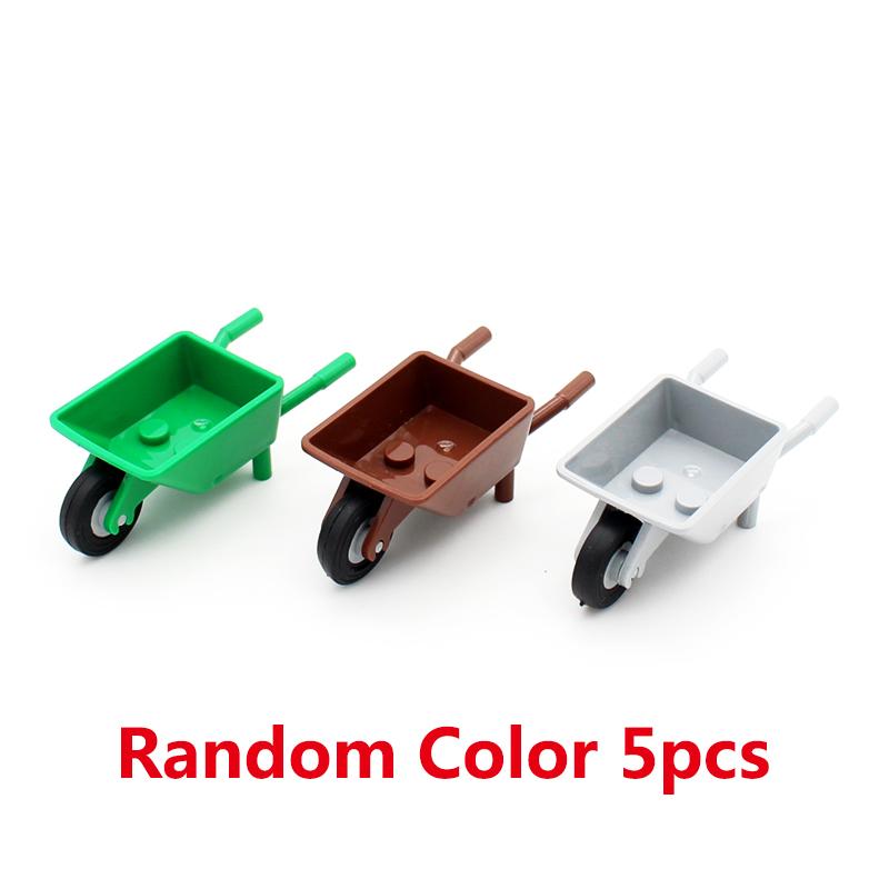 Нетоксичные Строительные Блоки Moc City Аксессуары Инструмент Тачка Рама Кирпичи 98288 Совместимое Гладкое Маленькое Одиночное Колесо 59895 Игрушки Подарки