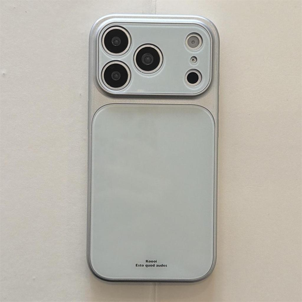 Однотонный чехол-макарон для iPhone 17 Pro Max с большим окном и защитой от падений