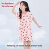 Hodohome Girls' Modal Cool-Touch Short-Sleeve Nightdress