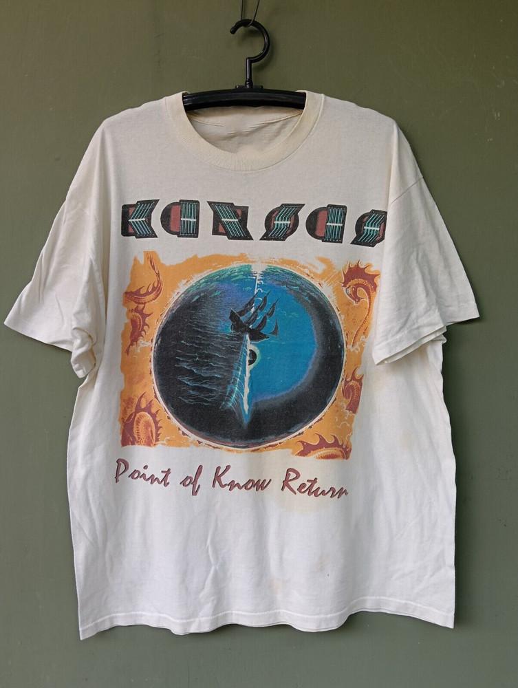 Kansas Band Point Of Know Return 100% Cotton Adult T-Shirt All Size OM024 Unisex T-Shirt