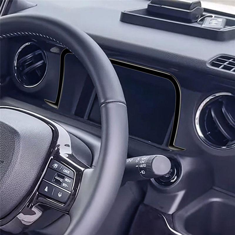 XXR-Car trument Frame Trim Stickers For Honda N-BOX 2024 Car Interior Accessories RHD