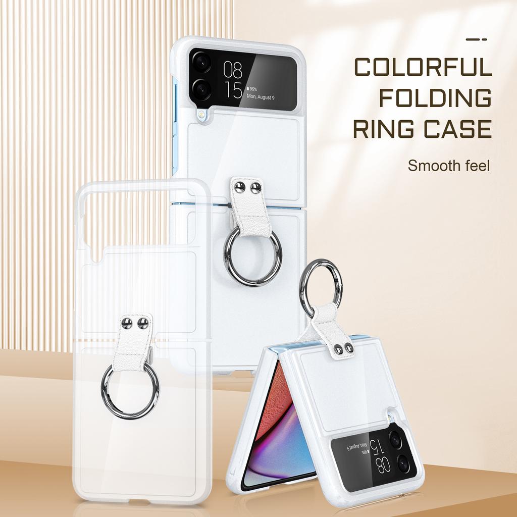 Противоскользящий ремешок, модный чехол для мобильного телефона для Samsung Galaxy Z Flip4 5g Flip 4 Flip3 Flip 3 Zflip4, противоударный чехол с кольцом-держателем