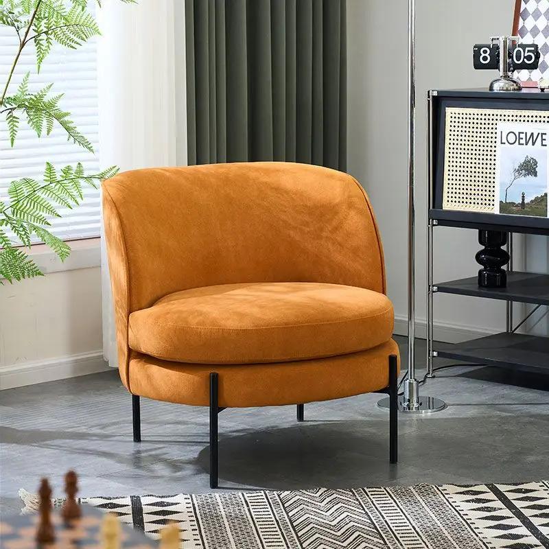 Бархатные стулья для гостиной, белые дизайнерские индивидуальные кресла для гостиной в скандинавском стиле, балконная мебель для дома