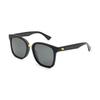 Bottega Veneta Asian BV1095SA Women's Sunglasses, Fit, 001, Black/Gray