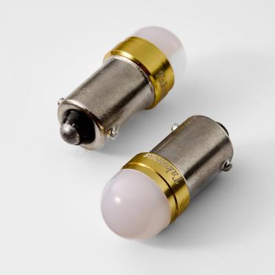 Takenous Truck Bastard Takemura Shokai BA9s LED G14 24v Светящаяся Прозрачная Лампа для Квадратных Габаритов, Комплект из 2 шт. (амбра)