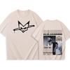 Rauw Alejandro Coca Nuestra TShirts Harajuku Hip Hop ONeck Short Sleeve Shirts