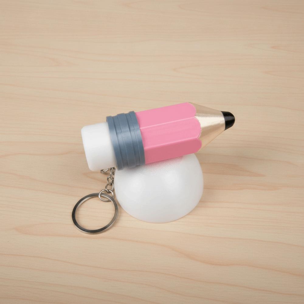 Creative Finger Button Pendant Pencil Shape Finger Button Toys Bag Pendant