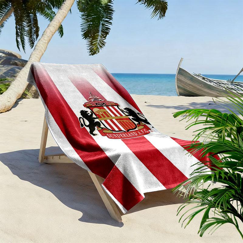 SAFC logo Beach Towel, Large Soft Quick Dry Towel for Beach Camping Swimming