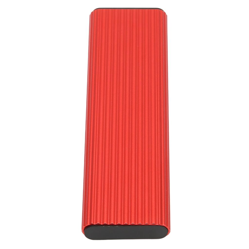 M.2 SSD Enclosure Adapter Tool Free Installation USB C 3.1 NGFF Protocol Red Mobile External