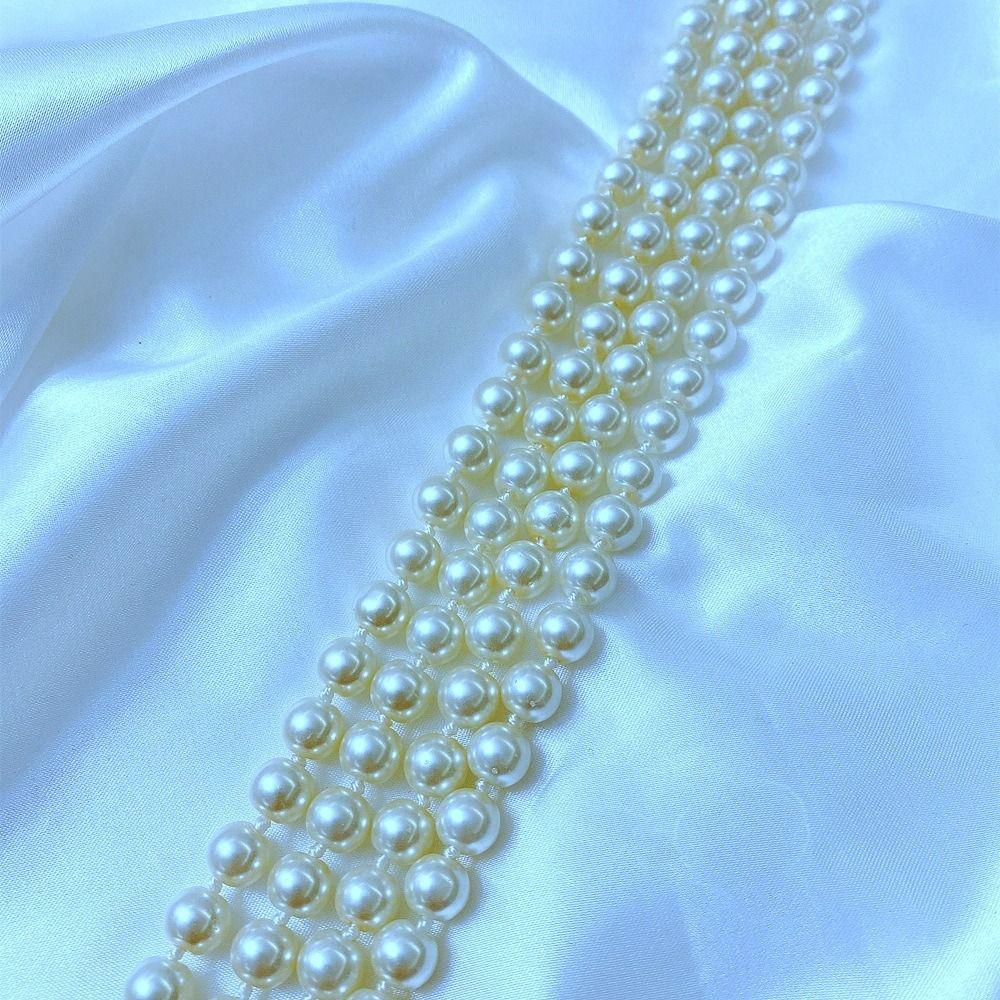 Imitation Pearl Pearl Choker Pearl White Waist Chain Cheongsam Accessory Necklace Dress Decoration