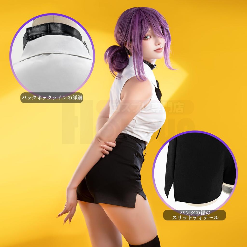 HOLOUN Человек-бензопила Резе Дьявол-бомба Косплей-костюм с париком, Сценический наряд, Платье, Рождество, Хэллоуин, Праздничный подарок