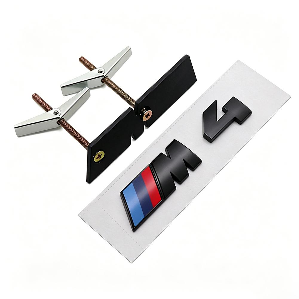QXFA9 1Pcs M Logo 3D ABS Car Styling Front Grille Badge Emblem Accessory For BMW M M2 M3 M4 M5 M6 G80 G06 G07 G42 G14 G15 G16 F82 F20