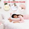 2025 Trend Prone Pillow For Bed All Position Cat Ear Shape Prone Down Sleeping Reading Pillow For Women Men Adults Seniors