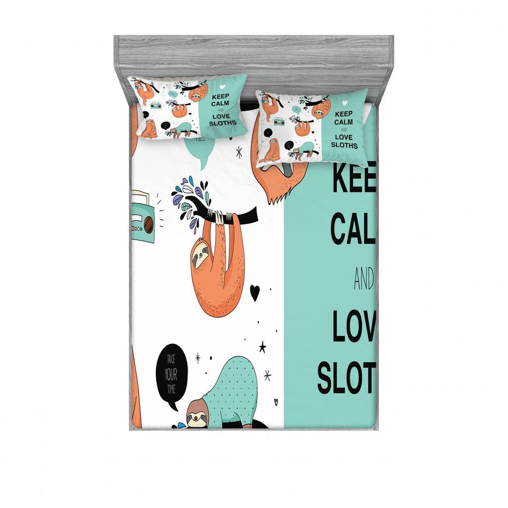 Кексы Кондитерский узор Лист с рисунком Комплект постельного белья из трех предметов Цифровая печать Взрослые Дети