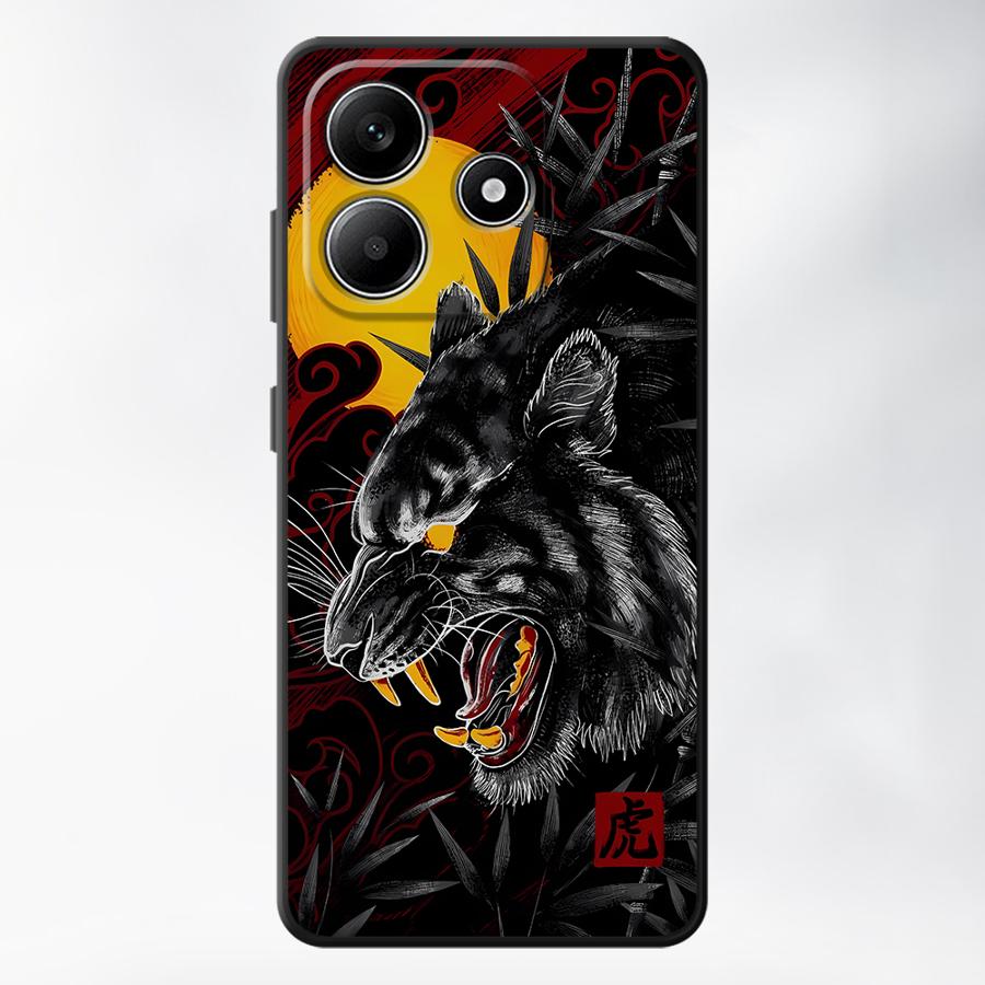 Чехол для телефона для Xiaomi Redmi Note 14 A3 A1 A2 A5 A4 11S 14C 12C 13C 13 Pro Plus 10 12S 9 8 7 12 11 Pro K80 K40 Тигр Дракон