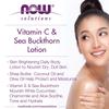 Now Foods Vitamin C and Sea Buckthorn Lotion, 8 Fl Oz (237 Ml)