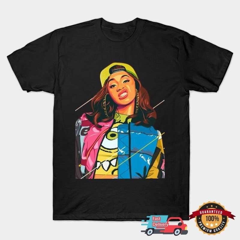 Специальная футболка в стиле хип-хоп от Cardi B, все размеры, белая, для мужчин и женщин, унисекс, NZ453