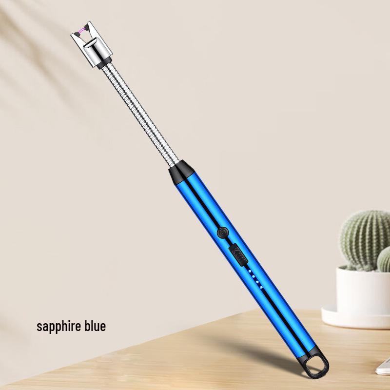 Новая USB-C ветрозащитная дуговая импульсная кухонная зажигалка с перезаряжаемым аккумулятором