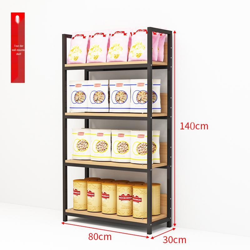 Multilayer Double-Sided Display Rack for Snacks, Drinks & Stationery