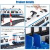 City Rail Remote Control Model Building Blocks Train Track RC Car Brick Toy for Boy Gifts