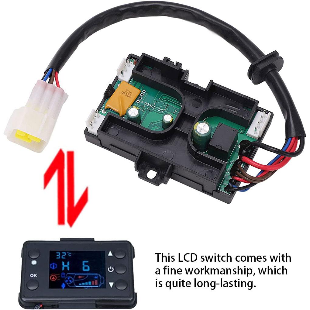 ЖК-переключатель контроллер обогревателя автомобильные принадлежности пластик удобный монтаж 5 кВт