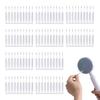 100Pcs Shower Head Cleaning Brush Non-Slip Handle Spiral Bristles Tiny Cleaning Brush Faucets Sinks Multifunctional Cleaning Tool