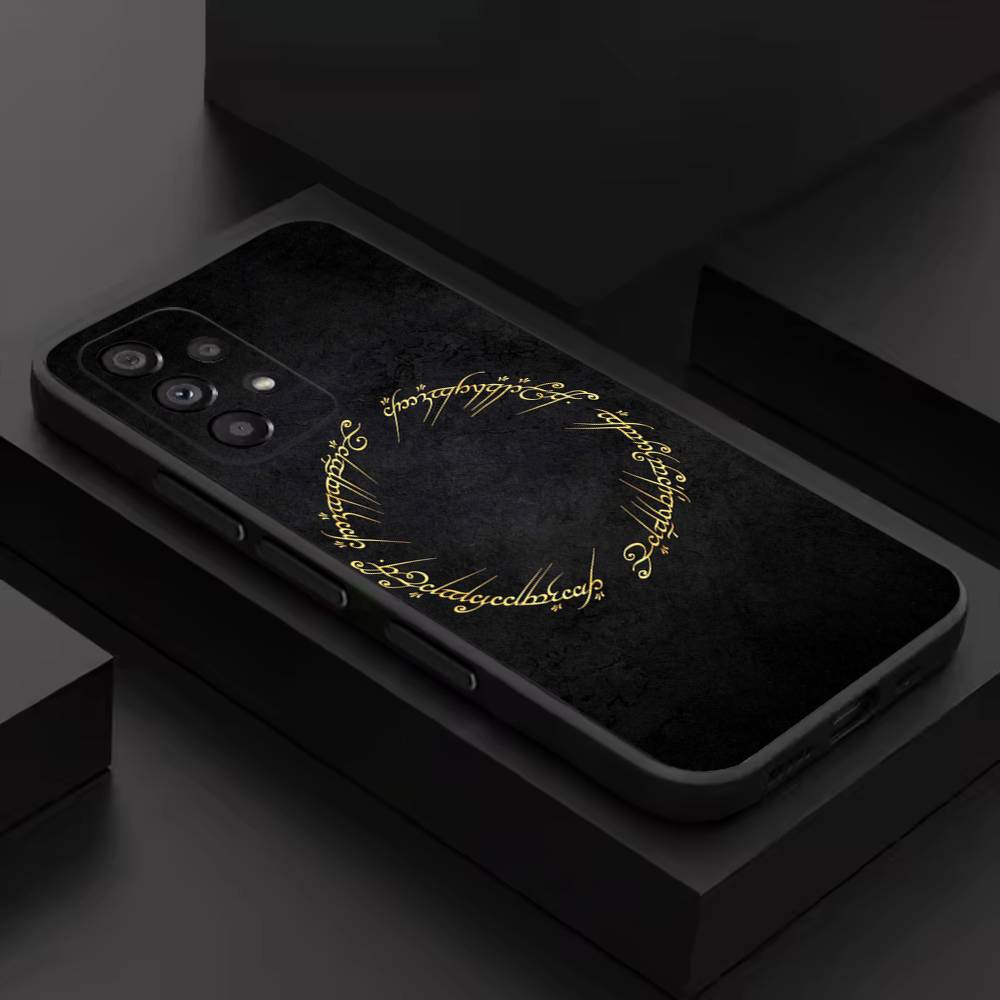 Map The L-Lord of the Rings For Samsung S 26,25,24,23,22,30,21,10,9,Ultra,Plus,Lite,FE,4,5G Black Soft Case Phone Case