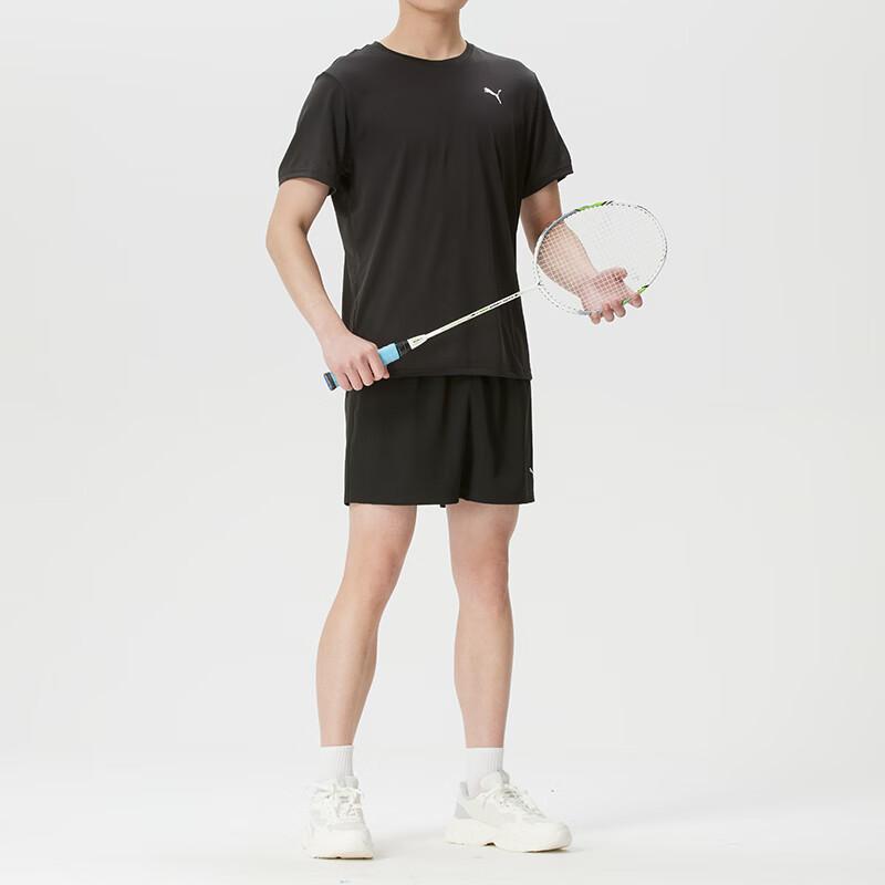 Puma Мужской спортивный комплект с коротким рукавом и шортами