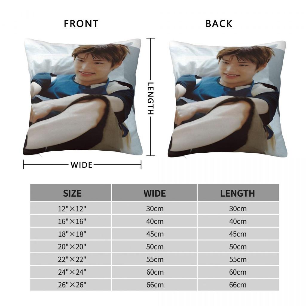 Sofa Decor Riize Kpop Style Idol Boy Group Pillowcase Accessories Pillow Cover Square Multi Size
