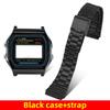 Для Casio A158 A159W F91W Высококачественный корпус из нержавеющей стали Браслет Модификация Кольцо ремешок металлический Ремешок для часов мужские аксессуары