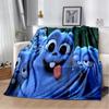 3D Grizzy and The Lemmings Cartoon Blanket,Soft Throw Blanket for Home Bedroom Bed Sofa Picnic Travel Office Cover Blanket Kids