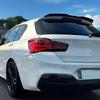 BMW 1 Series Rear Roof Spoiler (08-20 Models) - F20 E87 Carbon Fiber Look, No Drilling Needed