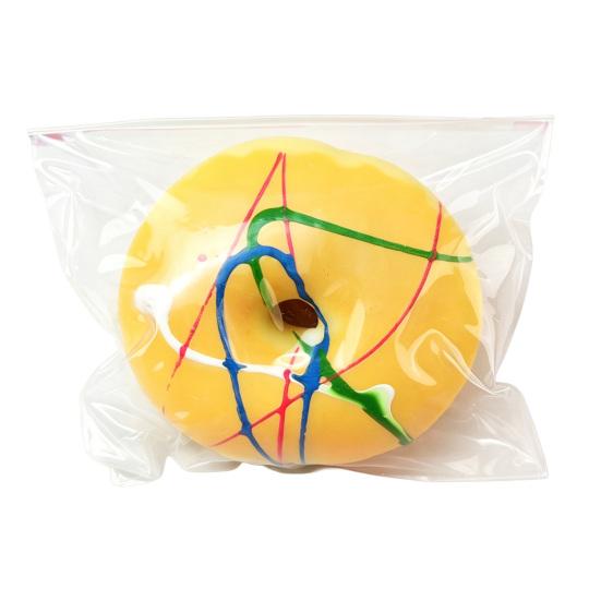 Simulated Donut Squeeze Toy Soft Stretchy Doughnut Decompression Toy Stress Relief